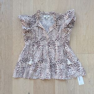 Sea New York Leopard Print Blouse